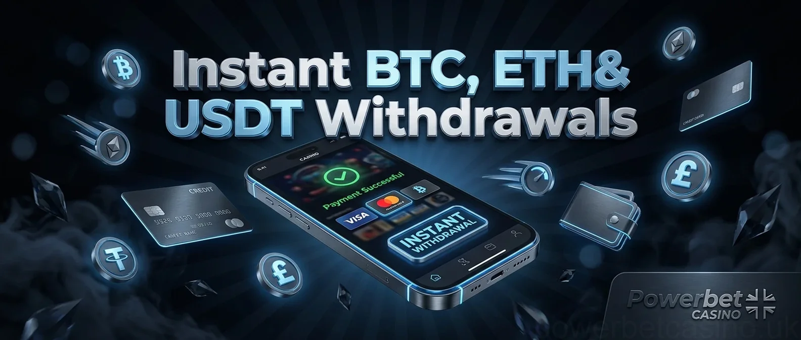 Instant BTC, ETH& USDT Withdrawals